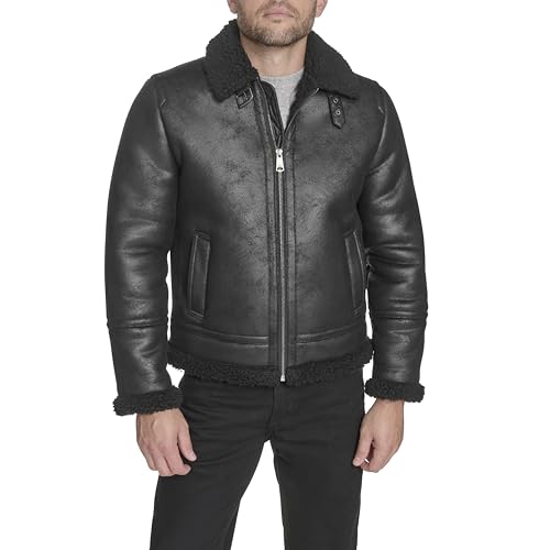Levi's mens Faux Shearling Aviator Bomber