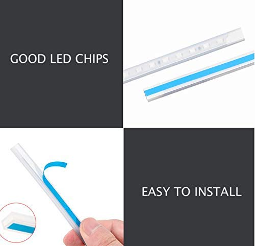 Image of WolkomHome Exclusive Door Light Car Decoration Light Strips Strobe Flashing Opening Door Warning Flashing Lamp Safety Waterproof Decorative Lights Set of 2 Pc Universal for All Cars