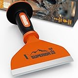 KIRXST Scalpello da Muratore Piastrelle con Paramani, Scalpello 100 x 220mm per Rompere e ...