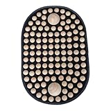 Fußmassage-Akupressurmatte, Fuß-Akupressurmatte aus Holz, mehrere Größen, tragbares Massagebrett, for Zuhause, Wäscherei, Spa(Style C)