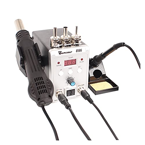 Station de soudure 8586 pour dessouder les puces SMD sans abîmer les circuits - 3
