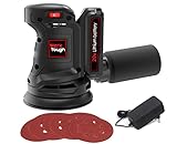 WERKTOUGH SA002 20v Cordless Random Orbital Sander 6-step Speed with 2.0A Battery and Fast Charger 1