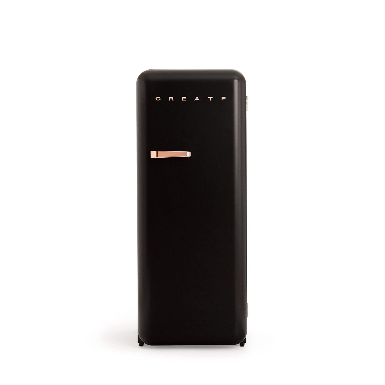 CREATE / RETRO FRIDGE 150 TERRACOTA/Frigorífico blanco roto maneta terracota con congelador 281L / 102W. bajo consumo. 150cm. 3 estantes. regulador temperatura. botellero. 60x60x150cm — view 17