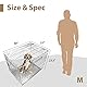 Ellie-Bo Hundekäfig, für kleine bis große Hunde, zusammenklappbar, Metall-Bodenschale lässt sich herausnehmen, aber nicht zerbeißen, 2 silberne Türen, mittelgroß mit ca. 76 cm, silberfarben