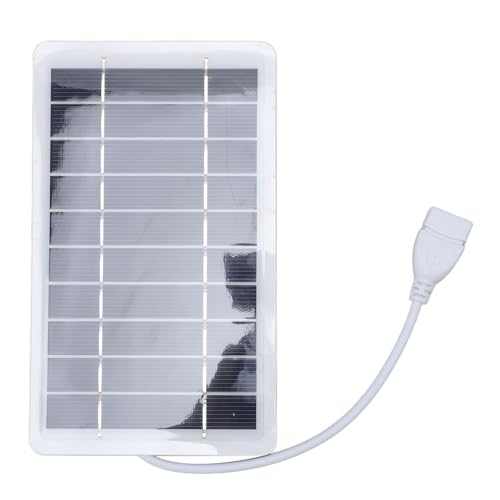 Panel solar portátil con banco de energía y dos salidas USB miniatura 5