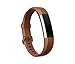 Fitbit Alta HR and Alta Leather Accessory Band, Brown, Large