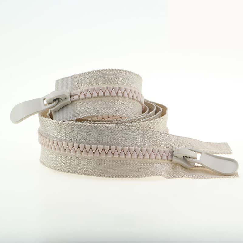 Fermeture éclair robuste à extrémité ouverte, accessoires de couture, idéal pour les vêtements et les projets d'artisanat, taille 8#, durable et facile à utiliser