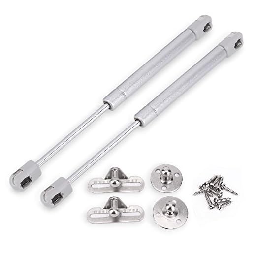 CLE DE TOUS - 2pcs Amortiguador de gas potencia de 100Nm 1,9KG-3KG 270mm resorte de compresión para puertas Armario