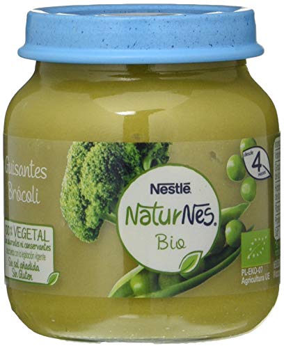 Nestlé Naturnes Bio Pure Guisantes Brócoli Para Bebés Desde 4 Meses -...