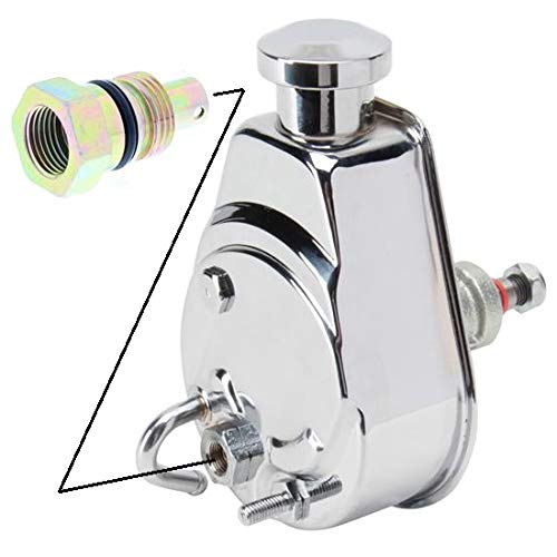 Speedway Motors Mustang Ii Power Steering Flow Valve For Gm Pump - Solves Oversensitive Steering, Reduces Fluid Flow, Compatible With O-Ring Style Hoses #TOP5