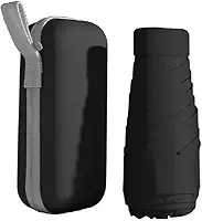 Guarda-chuva ultraleve para chuva, sol, proteção solar, guarda-chuva dobrável UV, mini guarda-sol portátil 14 cm/5,51 pol