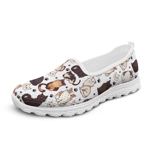 Women's Slip on Loafers Classic Comfy Walking Tennis Sneakers Low-Top Ballet Flat Nurse Work Shoes for Comfort3