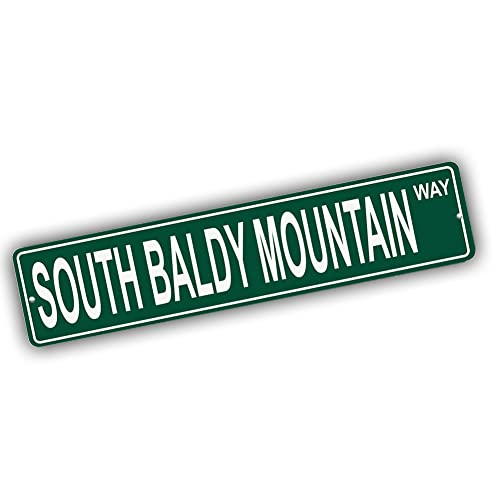 Brotherhood Aluminum Street Sign for South Baldy Mountain - Wall Decor