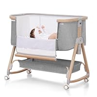 値下げ Youluzhen ベビーベッド添い寝木色乳児用ベッド多機能高さ6段調節 Amazon.co.jp: Youluzhen ベビーベッド 添い寝ベッド 木色 乳児用