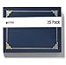 25 Pack Navy Blue Certificate Holders, Diploma Holders, Document Covers with Gold Foil Border, by Better Office Products, for Letter Size Paper, 25 Count, Blue