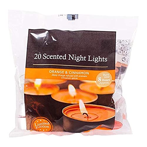 8 Hours Burning Tealights and Scented Candles...
