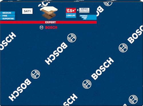Bosch Accessories Professional 1x EXPERT S471 Standard Schleifschwämme (für Farbe auf Holz, Weichholz, Ø 69 x 97 x 26 mm, superfein, Zubehör Handschleifen)