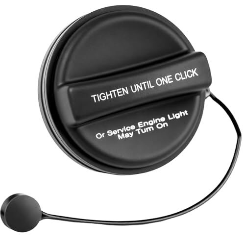 Image of GT360 Gas Cap, Fuel Cap For Chevy GMC Cadillac - Silverado Express Savana Sierra 1500 2500 3500 4500 Suburban Tahoe Yukon Escalade ESV 2012 2013 2014 2015 2016 2017 2018 2019 2020 2021, Black