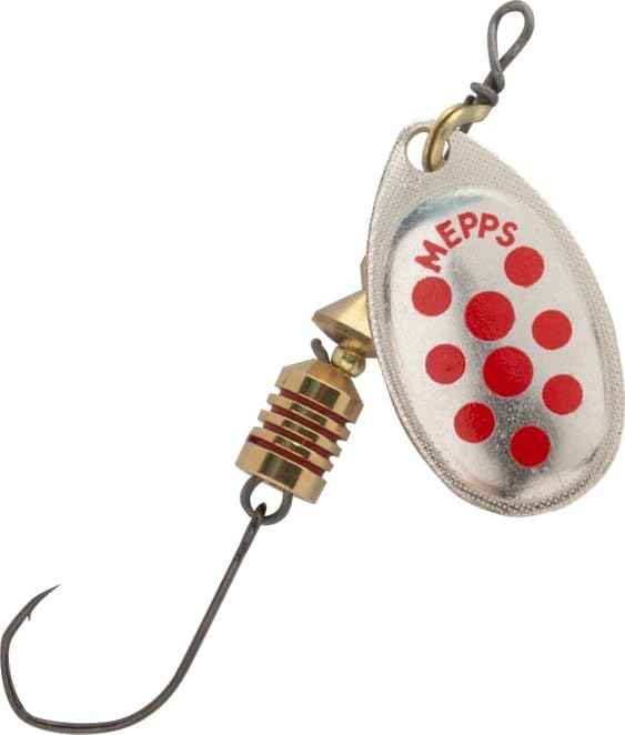 CUILLERE AGLIA DECOREES HAMECON SIMPLE Argent - Points Rouges 1 - Cuillers Truite (11530762