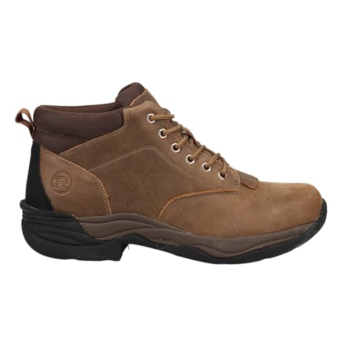 ROPER Mens Tucker Round Toe Lace Up Casual Boots Ankle - Brown