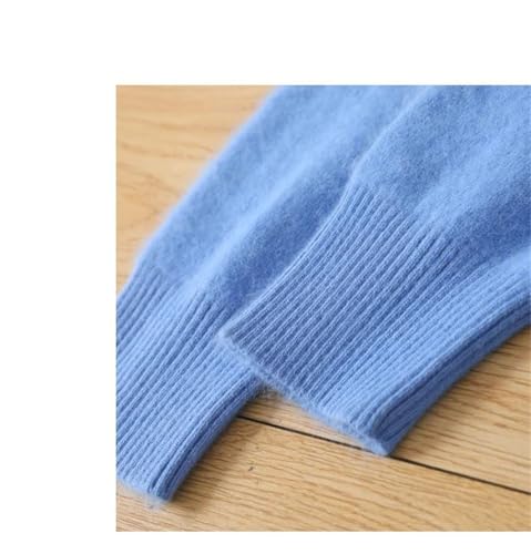 Men's Solid Color Sweater Slim Fit High Lapels Pullovers Knitted Long Sleeve Pullovers Jumpers3