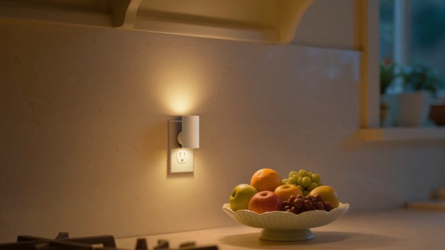 Image of L LOHAS LED Night Light, Soft White 3000K, Light Sensor, White Shade,6 Pack