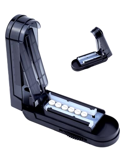 Pill Cutter Splitter for Small and Tiny Pills, Adjustable Pill Splitters for Small or Large Pills Accurately Cuts Multiple Pills at Once,Medicine Cutter Sharp Blade with Safety Guard