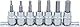 BGS 5107 | Bit-Einsatz-Satz | 7-tlg. | 10 mm (3/8) | Innensechskant 3 - 10 mm | CV-Stahl 10871614;BGS Diy 67801 | Magnet-Haftschale | Edelstahl | Ø 100 mm 10871615;BGS 173 | Kraft-Steckschlüssel-Adap