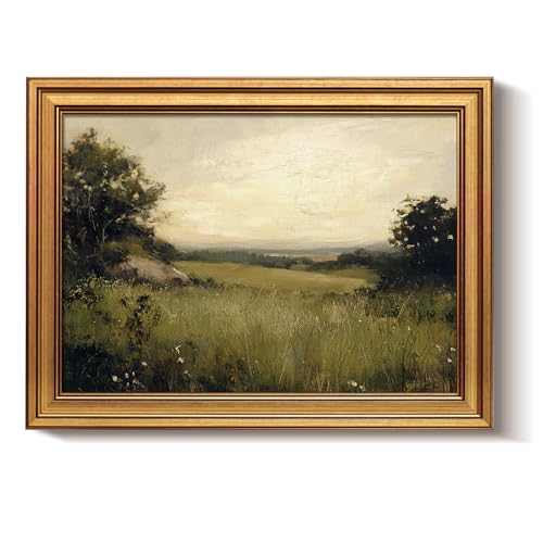 Bzstyleart Vintage Wall Art Decor for Living Room, Gold...