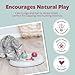 Trixie Cat Activity Flip Board – 4-Module Treat Puzzle Enrichment Toy for Mental Stimulation & Slow Feeding – Interactive Cat Toy for Indoor Cats – Berry/Gray, 9 x 9 x 2.5 in