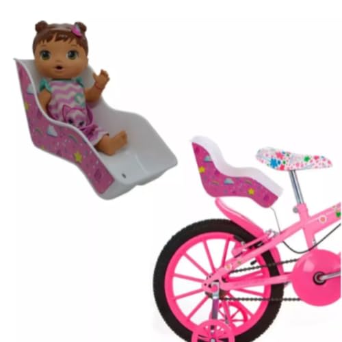 Cadeirinha De Boneca Para Bicicleta Traseira Cadeira Infantil Aro 12 A 20 Com Cinto Baby