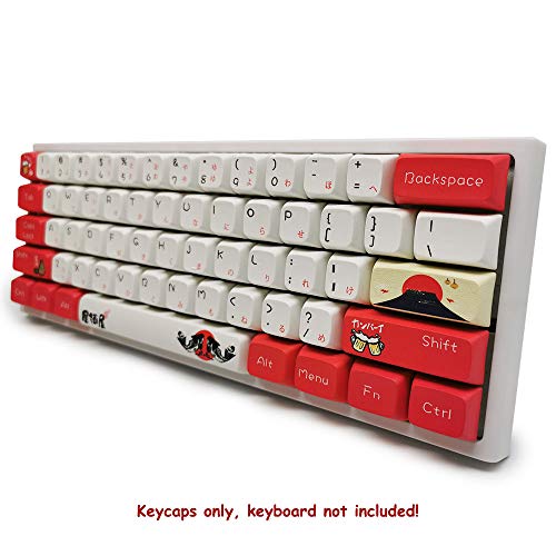 Japanese Keycaps, Xda Profile Custom Keycap For Mechanical Keyboards, Full 109 Key Set With 1.75U Shift Key (Izakaya Keycaps) #TOP7
