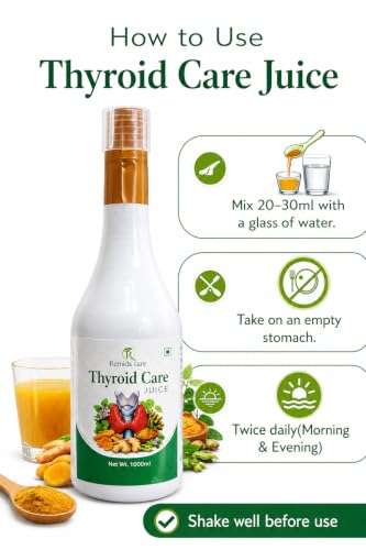 Image of Thyroid Care Juice, Herbal Natural Juice Formulation With Kanchnar Gugglu - Brahmi Rich In Vitamins, Minerals And Fiber with Giloy, Sariva