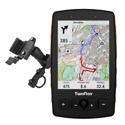 TwoNav Aventura 2 Plus Motor (32 GB), navegador GPS on Road y Off Road con Pantalla 3.7 Pulgadas para Moto, Coche, 4x4, Quad con mapas incluidos. Color Naranja