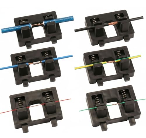 Tueascallk 6-Pack Portable Cable Soldering Assist Stands Soldering Station Helper Can Hold Cables Up to 0.3 Inches 2.7(L) x 2.3(W) x 1(H)