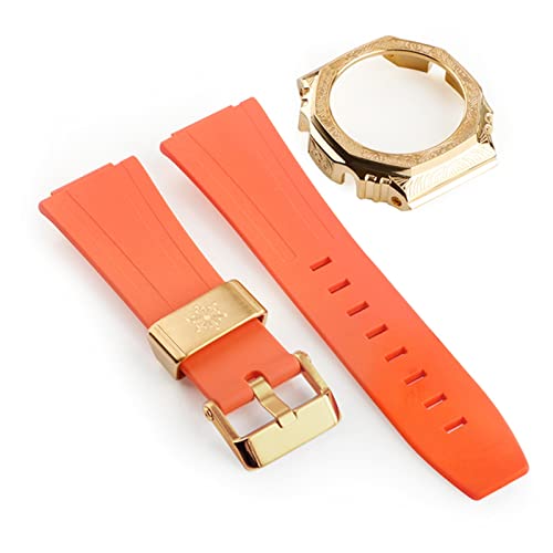 Bracelet en silicone et boîtier GA2100 2110 pour adapter votre montre au bureau ou en soirée