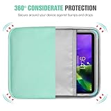 TiMOVO 9-11 Inch Tablet Sleeve Bag with Shoulder Strap for iPad 11-inch A16 2025, iPad 10th Gen. 10.9", iPad 9th/8th/7th Gen. 10.2", iPad Air 11/5th/4th Gen. 10.9", Galaxy Tab A9 Plus 11", Mint Green