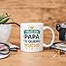 Imagen de MUGFFINS taza papa con frase Feliz día papá Te quiero mucho en Español 330 Ml