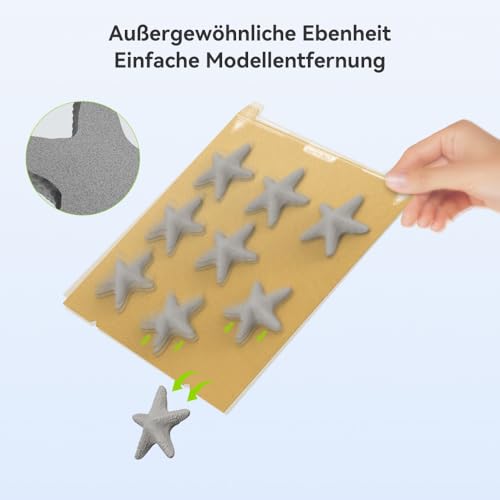 Creality Gold PEI Matte Druckplatte für 3D-Drucker, hohe Temperaturbeständigkeit, Verschleißfestigkeit und hohe Festigkeit, einfach abzudrücken und an Ender 3 V3 Plus / K1 Max anzupassen