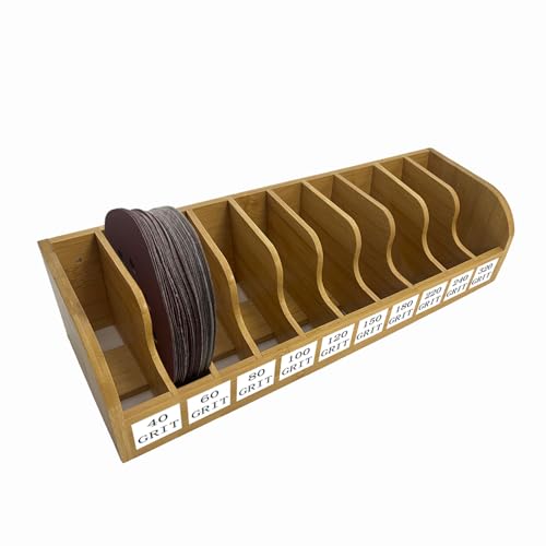 Klizdum Bamboo Sandpaper Organizer