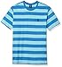 U.S. Polo Assn.. Men's Big-Tall Stripe Crew Neck T-Shirt, Blue Tile Heather, 2X