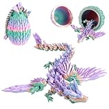 di drago 3d stampato in 3d con drago per regali di pasqua, regalo di compleanno, per adulti e bambini (colori arcobaleno)