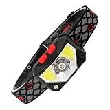 TOYANDONA USB Wiederaufladbare Rote LED Stirnlampe Multifunktional mit Bewegungsmelder Leichtes...