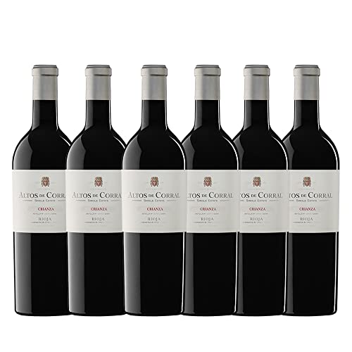 Altos de Corral Crianza 2017: Tinto Vegano D.O.Ca. Rioja – 6 Botellas de 75cl Altos de Corral Crianza 2017: Tinto Vegano D.O.Ca. Rioja – 6 Botellas de 75cl