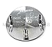 Mercedes-Benz Genuine Vehicle Hood Star Emblem Badge (221-817-00-16, Chrome and Blue Laurel Wreath)