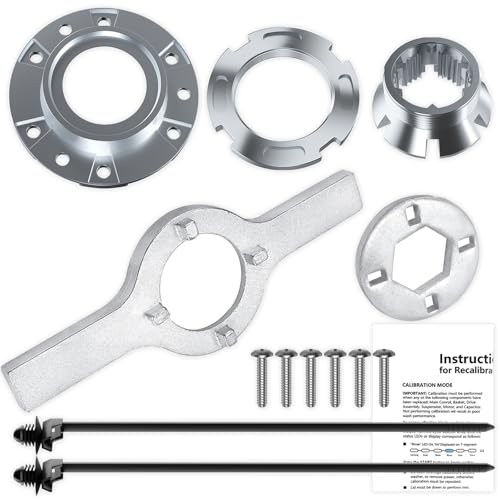 Upgraded W10324651 Hub with TB123A Spanner Wrench Replacement for Whirlpool Washer Drive Hub W10324651-ba All-metal Drum Mounting Hub Replace W10528947 W10396887 for WTW5000DW3 WTW5000DW2 MVWX655DW1