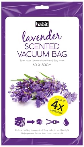 LAVY Vacuum Storage Bag Compression Lavender Scented Space Saver Airtight Clothes Sealer For Sweater Bedding Quilt Dress Coat Duvets Blanket Home Travel Accessories 60cm X 80cm (1Pc)