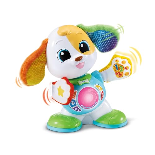 Chien robot interactif VTech contre l'ennui de bébé avec éveil en français