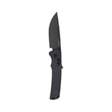 SOG Flash AT Daily Carry Ambidextrous Straight Pocket Folding Knives&comma; Ergonomic Handle & Deep-Carry Clip&comma; D2 Steel Blade