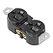 Double Industrial Plug Socket American Generator Plug in Wall Receptacle Tamper Resistant Outlets for Electrical Applications Industrial Grade 20A 125V